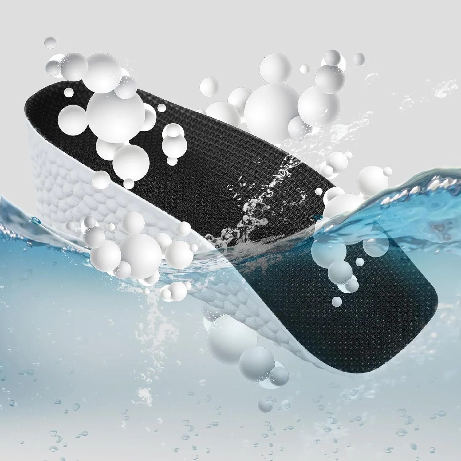 2 Pairs Orthopedic High Pads, 1.38 Inch Orthopedic Height Increase Insoles Arch Support Insoles High Pads Orthopedic High Heel Pads for Men Women(Black)