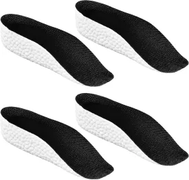 2 Pairs Shoe Lift Height Increase Insoles for Men and Women Shoe Insert Height Boosters Arch Support Orthotic High Cushions (3.5cm)
