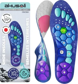 Acupressure Insoles, Arch Support and Work Boots Insoles USA:10-14
