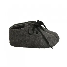 Bonpoint Baby Derby Shoes Gris Chine