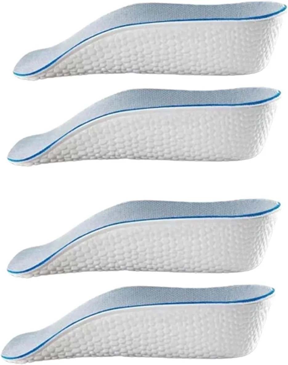 High Pads 1.0,Heel Lifts,Adjustable Heel Lift,The First Height Insoles (Blue, 1.37in/3.5cm)