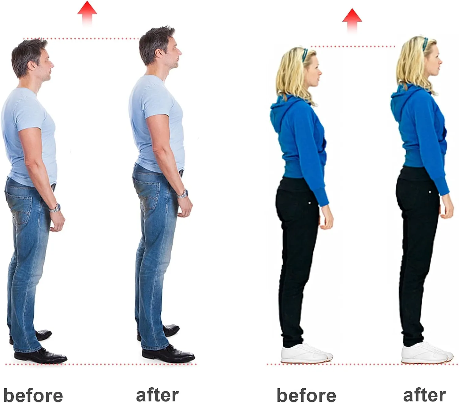 LTOHOE Height Increase Insoles, Heel Shoe Lifts for Achilles Tendonitis and Leg Length Discrepancy, Shoe Inserts to Make You Taller, Heel Cushion Inserts for Men & Women Black 1" Height