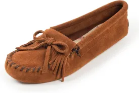 Minnetonka Women's Kilty Soft Leather Sole Moccasin