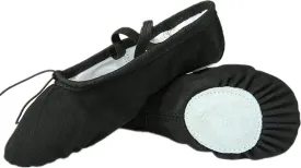Nexete Ballet Shoes Slippers Classic Canvas Split-Sole Dance Slippers for Toddler Kid Girl Boy Women