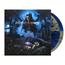 Nightmare - Exclusive Grey & Blue Split w/ Black Splatter