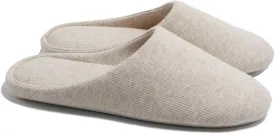 ofoot Women's Non-Slip House Slippers - Lightweight Cotton Memory Foam Indoor Slip-On, Machine Washable & Foldable Travel Design for Home, Yoga, Narrow/Wide Fit Options