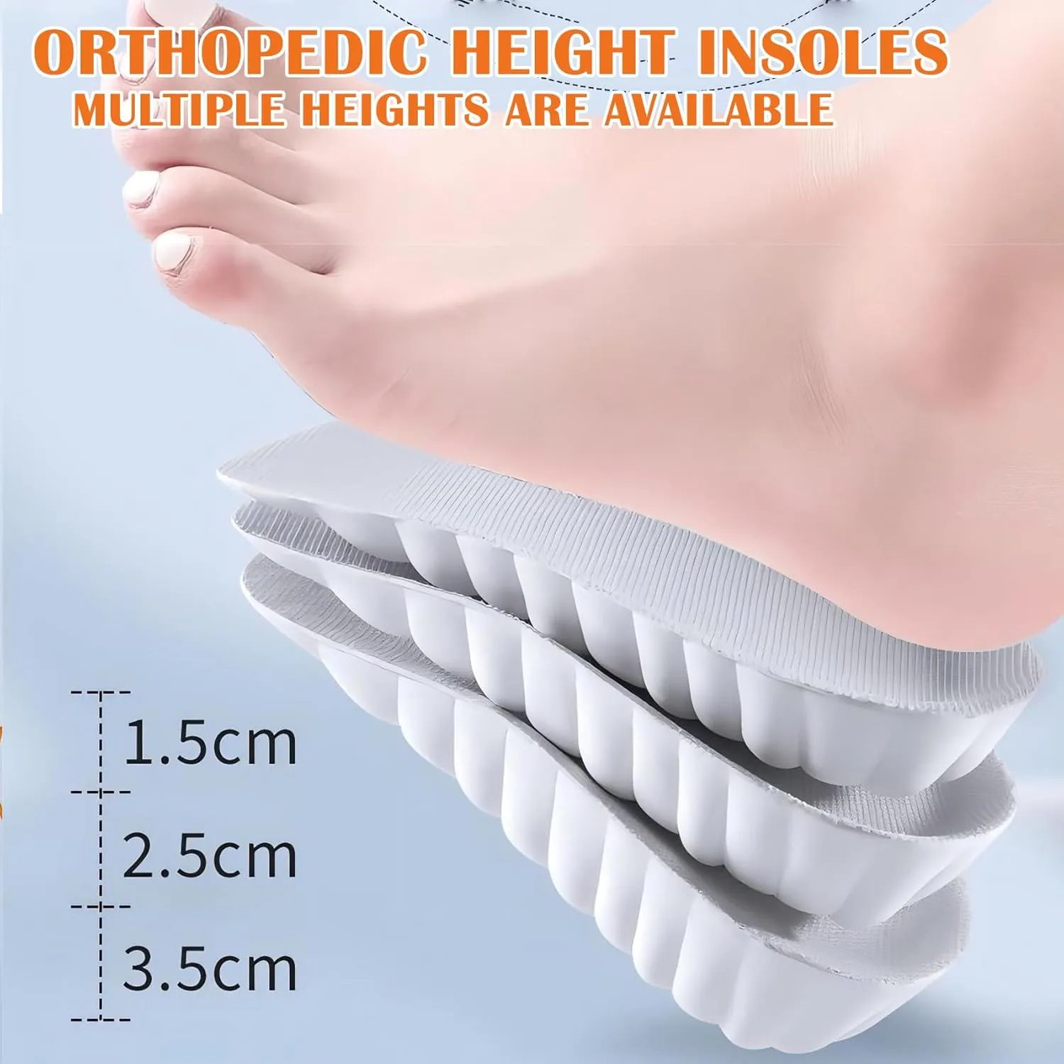 Orthopedic High Pads 2.0, Orthopedic Highpads, Orthopedic High Pads for Men, Orthopedic Height Insoles for Men