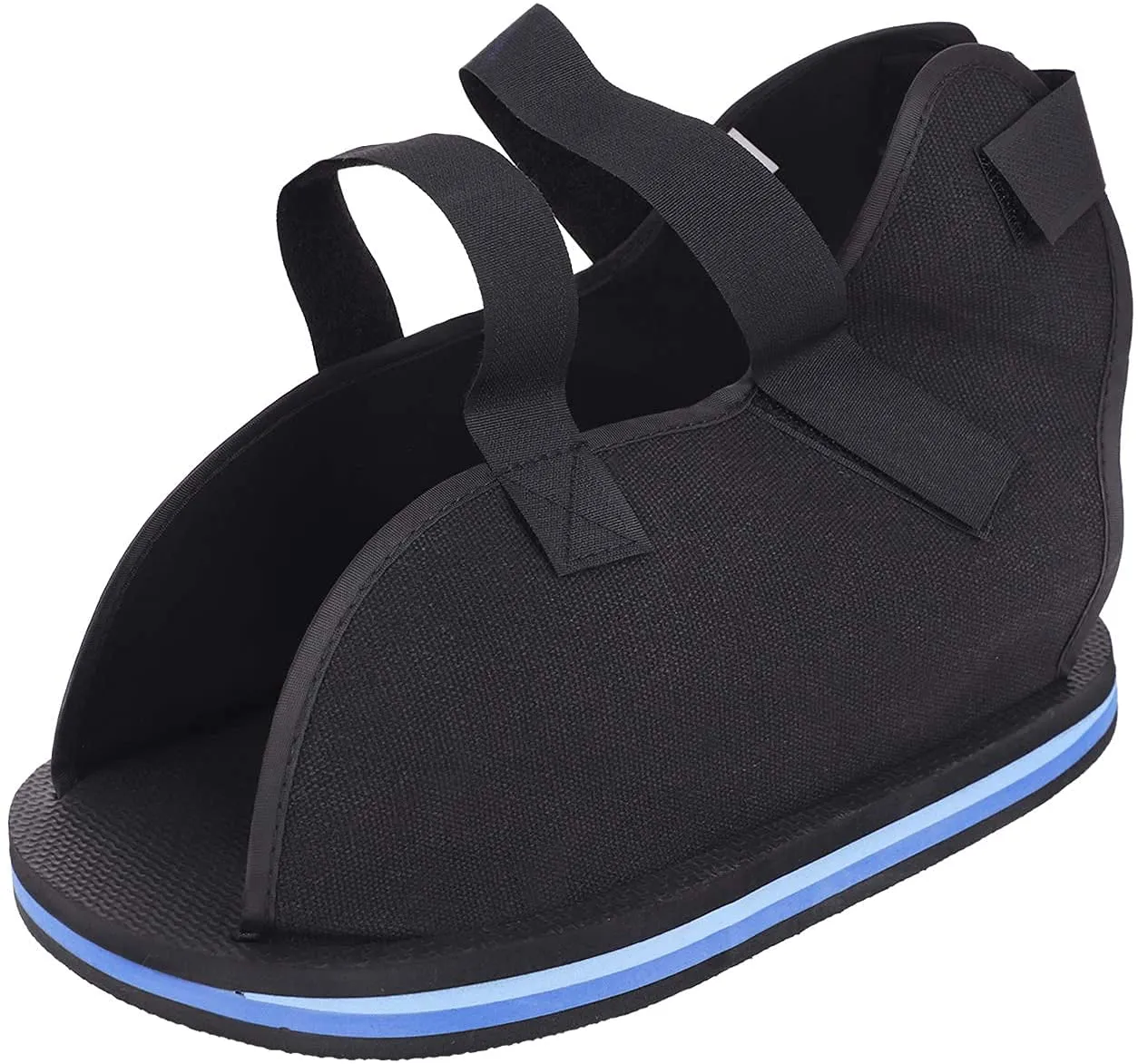 Post Op Shoe Broken Toe Open Walking Shoe Lightweight Surgical Foot Protection Cast Boot Adjustable Straps for Ankle Injures Support Bunion Hammertoe Post Surgery Brace Foot Fracture Orthopedic Shoe