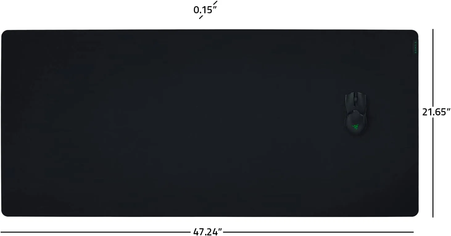 Razer Gigantus v2 Cloth Gaming Mouse Pad (3XL): Thick, High-Density Foam - Non-Slip Base - Classic Black