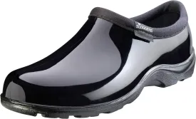 Sloggers Original Waterproof Rain and Garden Shoe for Women Outdoor Slip-On Garden Clog - Made in The USA with Premium Comfort Insole and Arch Support - Classic Black, Size 7