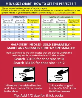 Sloggers Original Waterproof Work Shoe for Men  Outdoor Slip-On Rain and Durable Garden Footwear Made in The USA with Premium Comfort Support Insole, Leather Print Black - Size 12