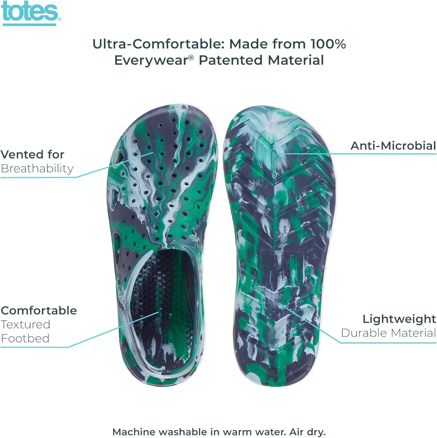 totes Unisex-Child Everywear Splash and Play Clog
