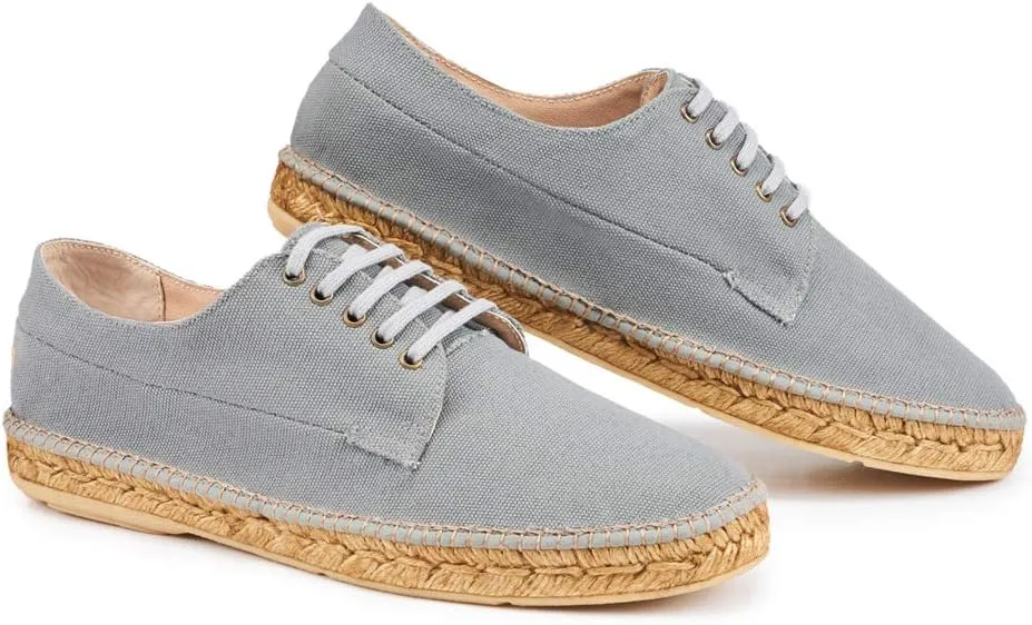 VISCATA Handmade in Spain Men's Pol Canvas, Lace Up, Original Espadrilles