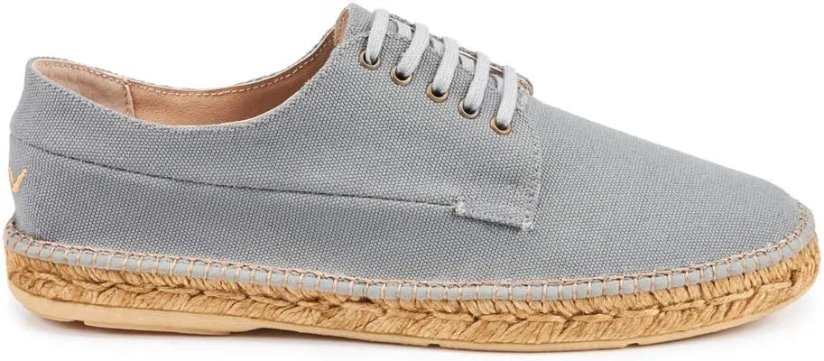 VISCATA Handmade in Spain Men's Pol Canvas, Lace Up, Original Espadrilles