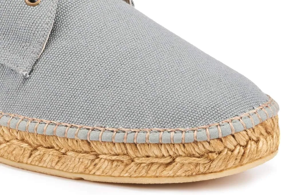 VISCATA Handmade in Spain Men's Pol Canvas, Lace Up, Original Espadrilles