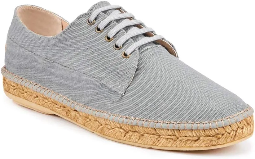 VISCATA Handmade in Spain Men's Pol Canvas, Lace Up, Original Espadrilles