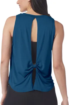 WMZCYXY Workout Yoga Tops Open Back Shirts Gym Workout Clothes Tie Back Tank Tops with Adjustable Fit